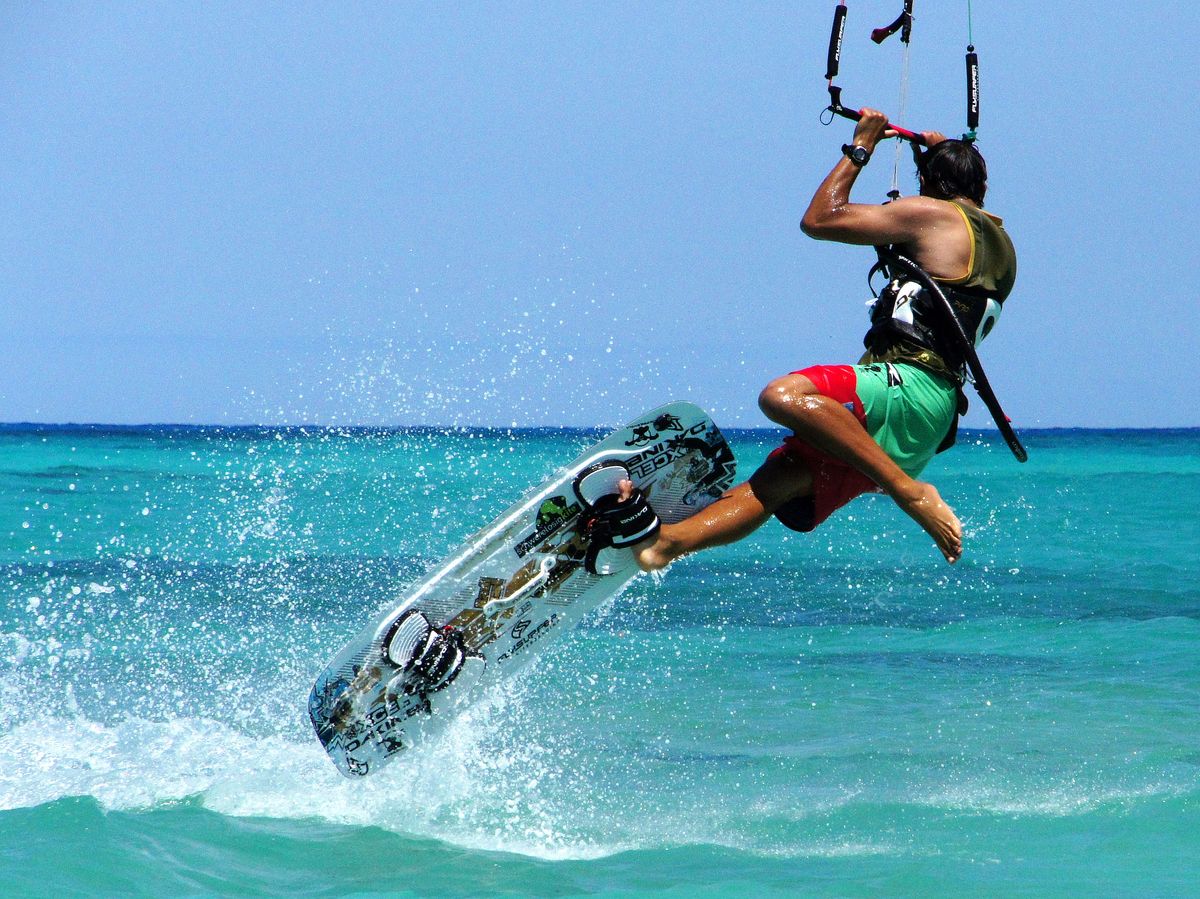 Kitesurfing auf Fuerteventura/Corralejo