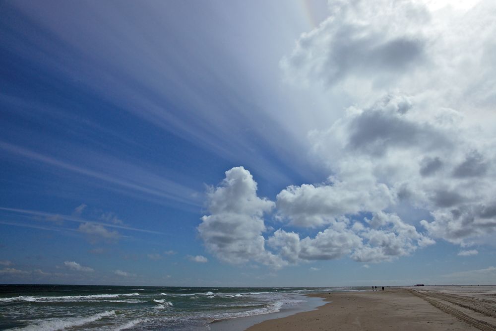 Der Strand nordöstlich von Skagen, zwischen Skagerrak und Kattegat.