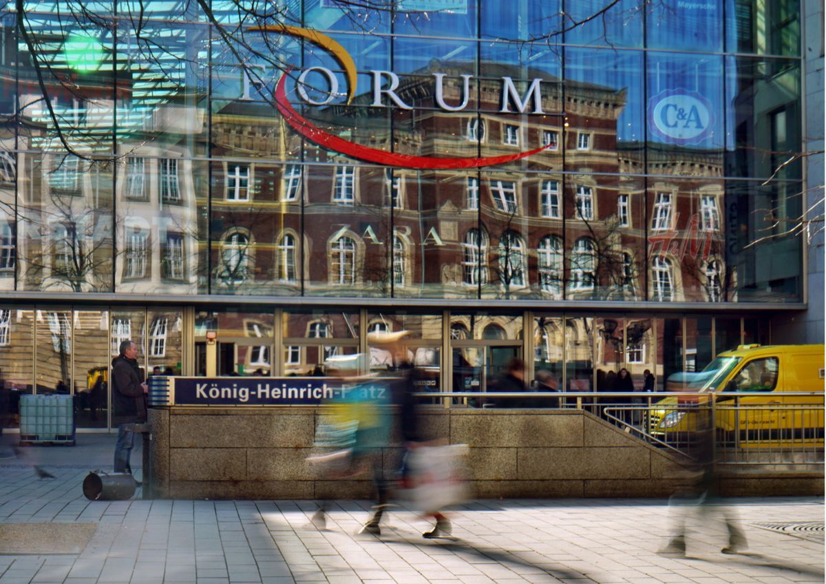 Einkaufsakektik  Bewegungsunschärfe