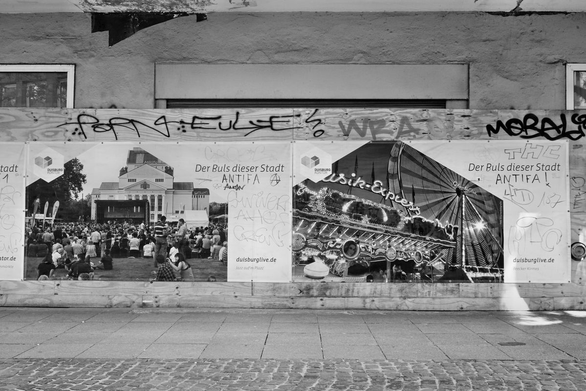 Vandalismus durch dummes Sprayen