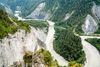 Der Alpenrhein bei Films Graubünden