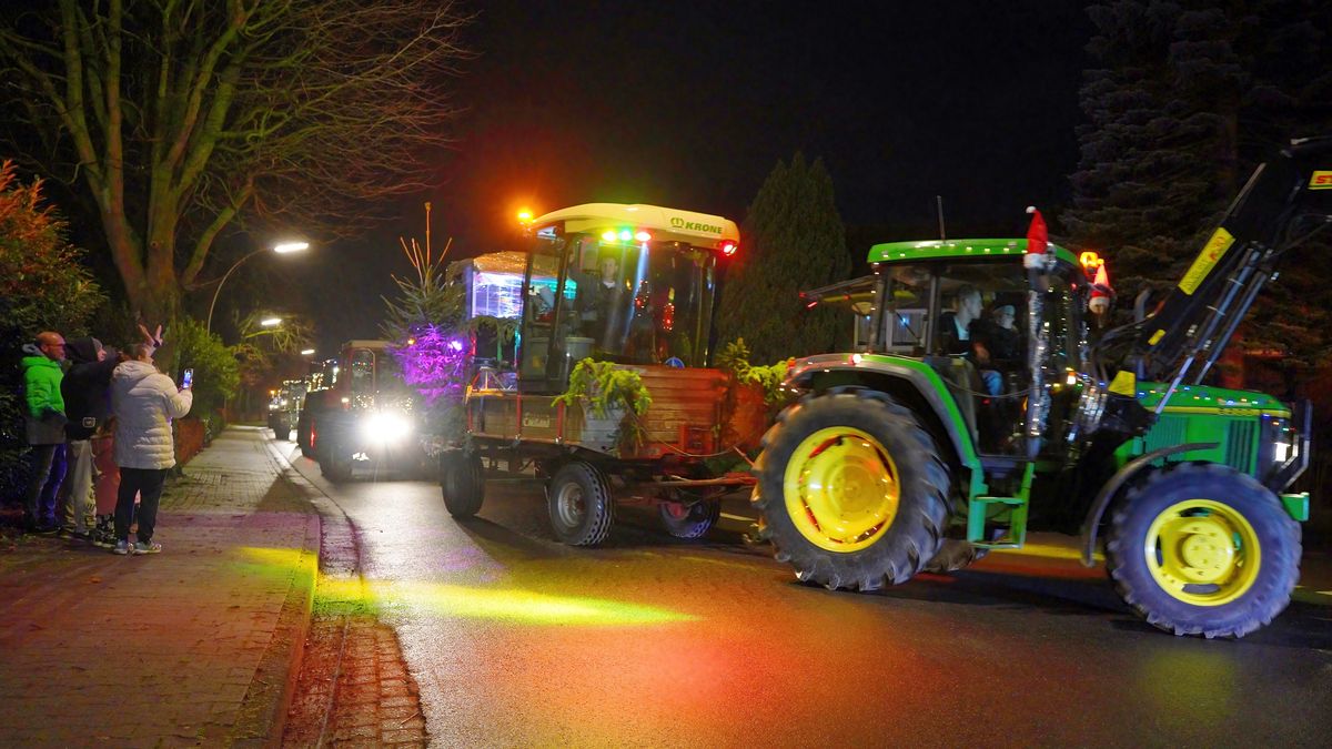 Ein weiteres Gespann erreicht die Gemeinde Schapen / City