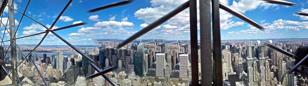 New york city from Empire state building from 86 floor.